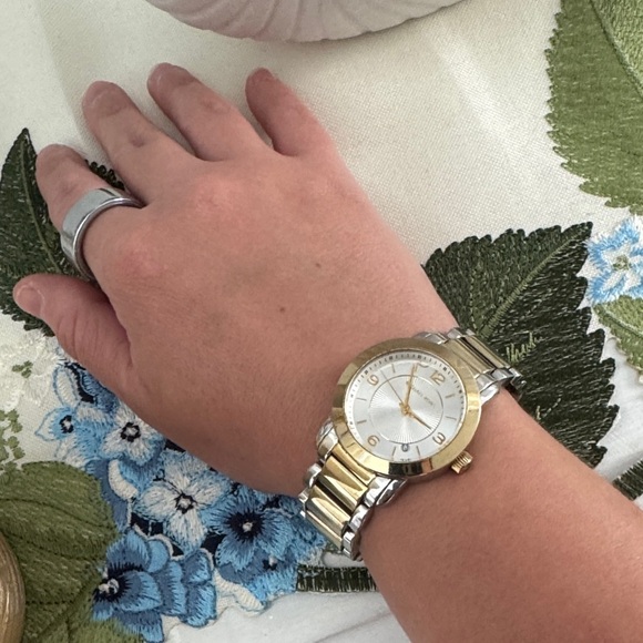 Michael Kors Two-Tone Gold and Silver Watch main image 5